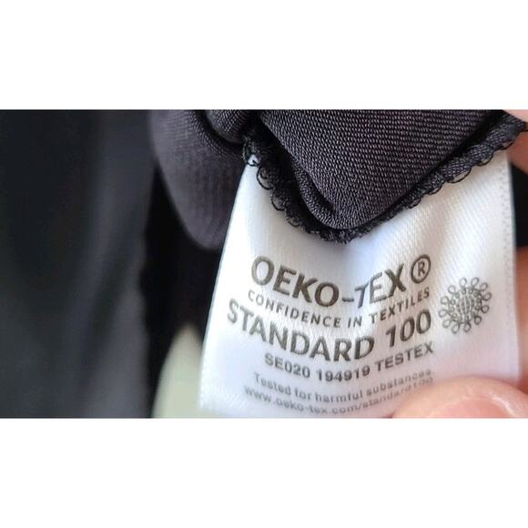 NEW Simply Vera Vera Wang Semi Sheer Women Shirt Blouse XXL Black Roll Tab Sl‎ - Picture 11 of 14